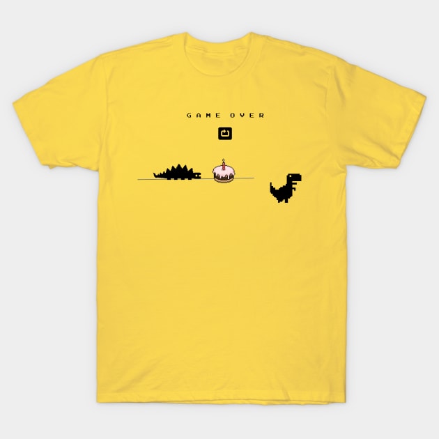 Cactus Offline Dino T-Shirt by narisdesinta